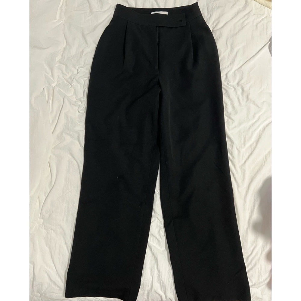 Oak + Fort black black trousers